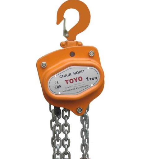 廣州工廠設(shè)備安裝使用toyo手拉葫蘆